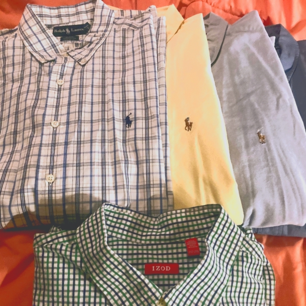 Ralph Lauren Big and Tall men's Longsleeve shirts